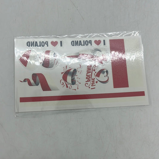 Polish Temporary Tattoo