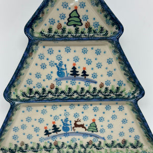 Christmas Tree Divided Platter - U-SB1