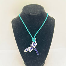 Load image into Gallery viewer, Polka Dot Dragonfly Necklace #3