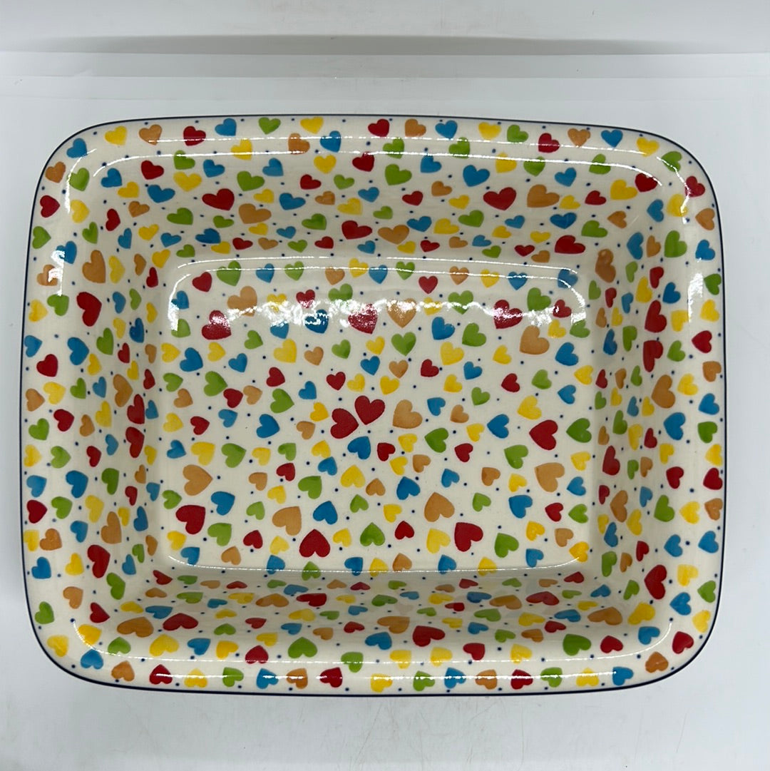 Baker ~ Rectangular w/Rim ~ 9.25 x 11 ~ U4833 ~ U4!