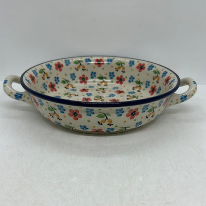Baker ~ Round w/ Handles ~ 8 inch ~ 2354X ~ T4!