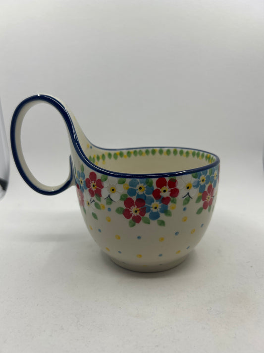 845 ~ Bowl w/ Loop Handle ~ 16 oz ~ 2413X - T4!