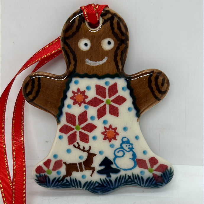 B15 Girl Gingerbread Ornament - U-SG