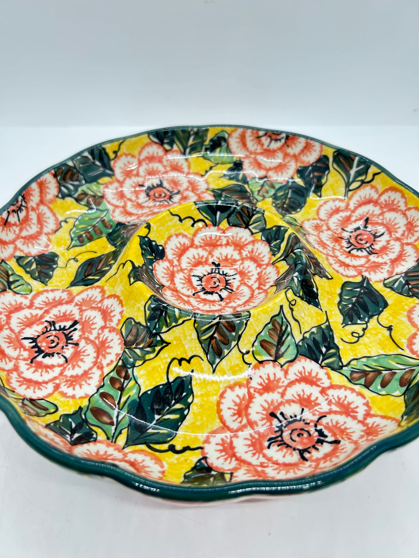 Bowl ~ Chip & Dip ~ 10W x 1.75D ~ U1472 ~ U5!