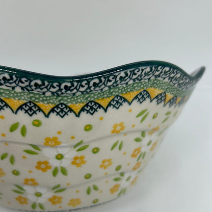 Bowl ~ Wavy Edge ~ Medium ~ 10 inch ~ 2358Q - T3!