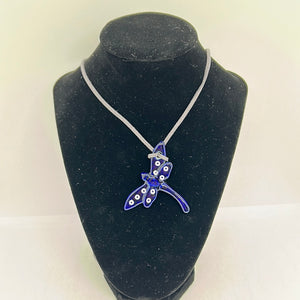 Polka Dot Dragonfly Necklace #1