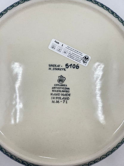 Baker ~ Round w/ Handles ~ 10 inch ~ U5106 ~ U3!
