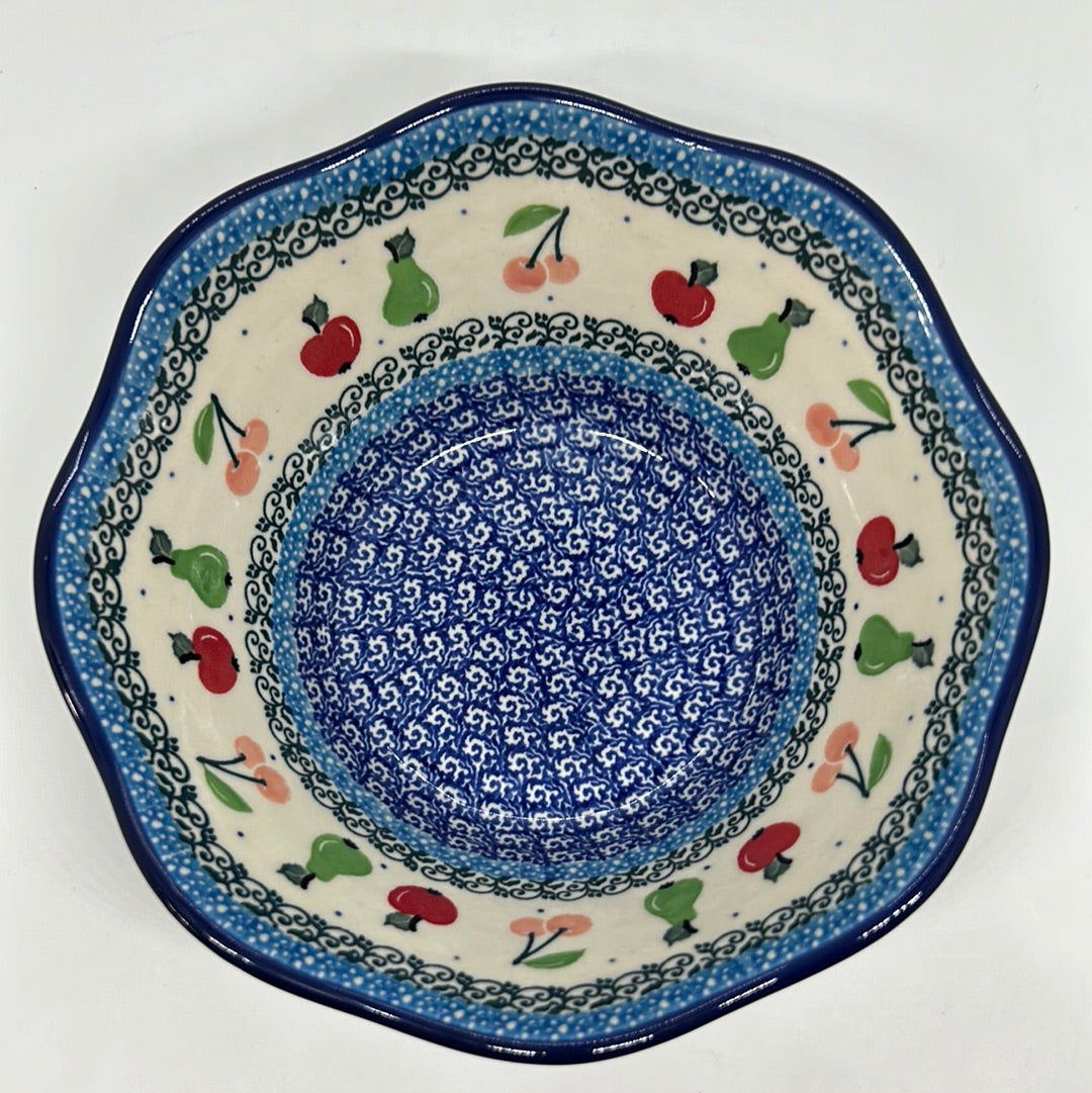 691 ~ Bowl ~ Wavy Edge ~ Small ~ 8" ~ 2724X ~ T3!