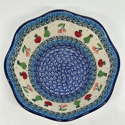 691 ~ Bowl ~ Wavy Edge ~ Small ~ 8" ~ 2724X ~ T3!