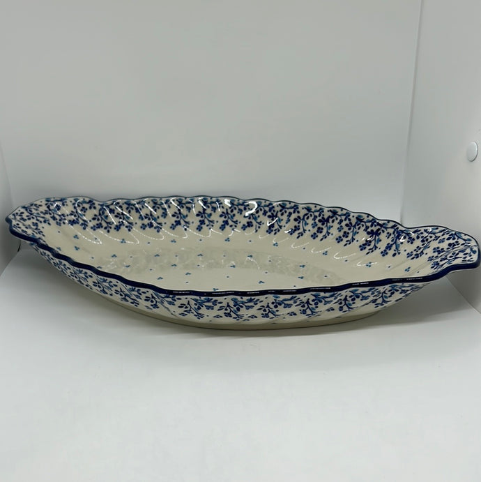 Large Oval Shallow Server  ~ 8.5” x 16” ~ 2758X - T4!