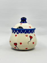 Load image into Gallery viewer, Sugar Bowl - Hearts with Cat - U