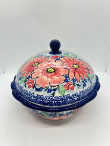 Baker ~ Wavy Edge Oval with Lid ~ 9.5 inch ~ U5137 ~ U4!