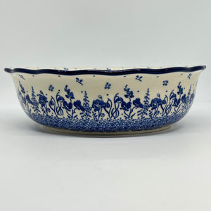 Scalloped Oval Baker ~ 9 inch ~ 2914X - T4!