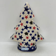 Load image into Gallery viewer, A282 Christmas Tree Small with star holes - Stars &amp; Stripes