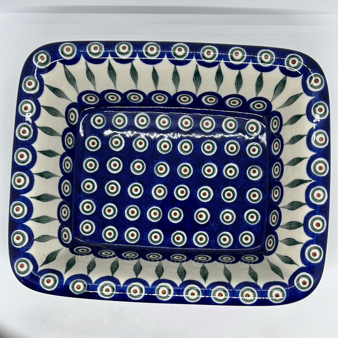 Baker ~ Rectangular w/Rim ~ 9.25 x 11  ~ 0054X ~ T3!