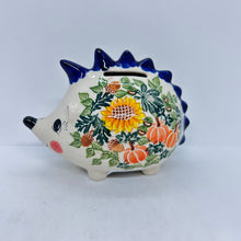 Load image into Gallery viewer, Hedgehog Piggy Bank - Sunflower Pumpkin