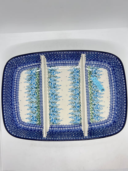 Divided Rectangular Dish ~ 3279X - T4!