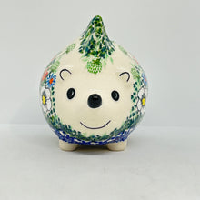 Load image into Gallery viewer, Hedgehog Piggy Bank - White Daisy Art 2