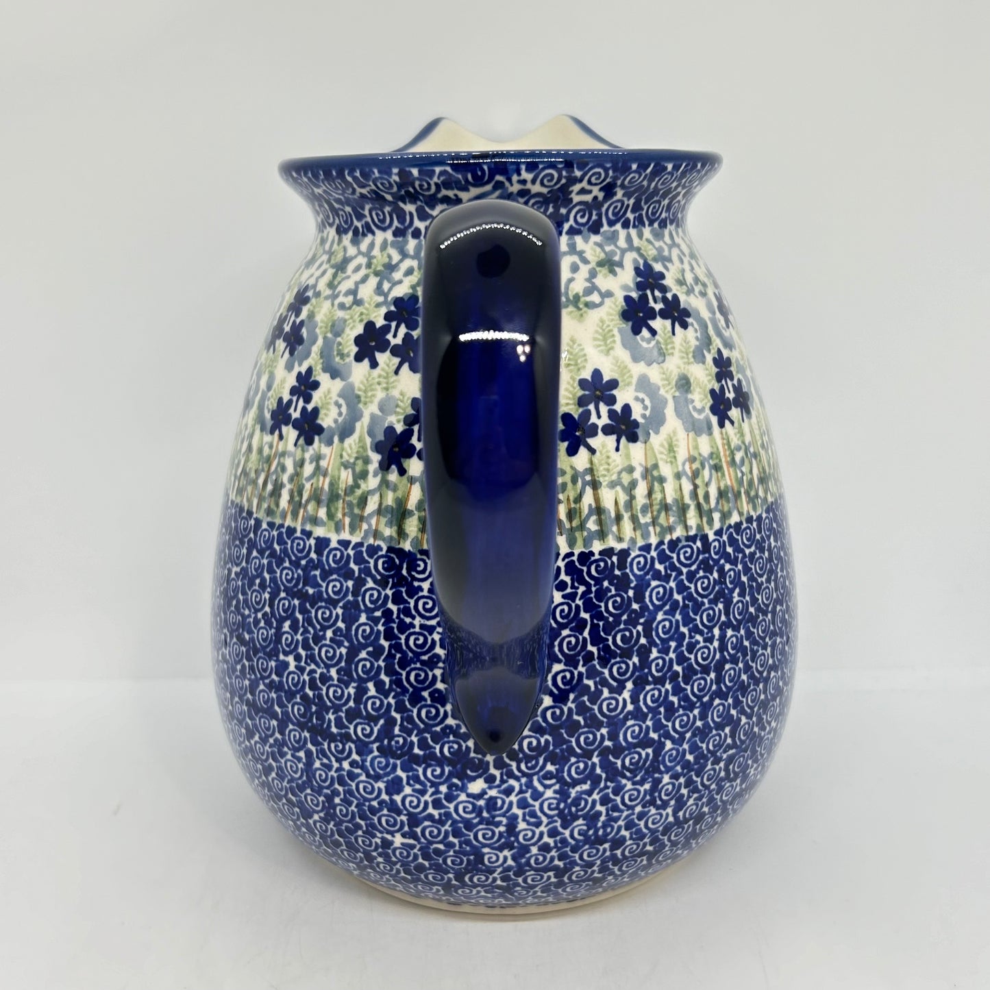 2lt Pitcher 2 Liter Farm Pitcher - KK04 – More Polish Pottery