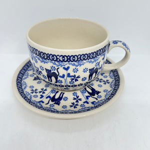 Oversized Mug with Saucer - 027 - U4