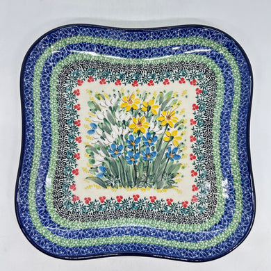 Tray ~ Square Fluted (9.5 in.) ~ U5131 - U4!