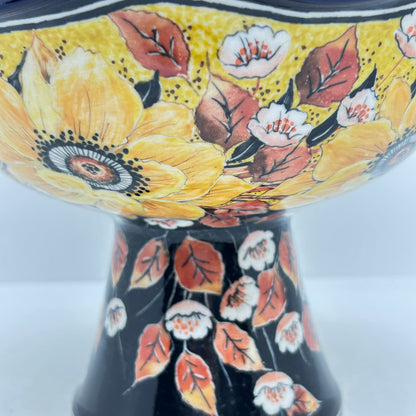 Limited Edition Wavy Pedastal Bowl - L-891