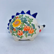 Load image into Gallery viewer, Hedgehog Piggy Bank - Sunflower Pumpkin