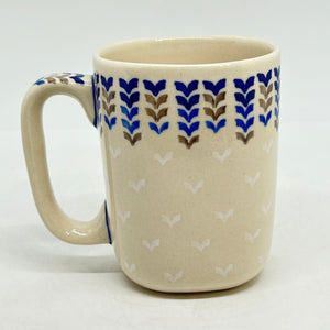 Lady Blue Square Mug - 001 - U2