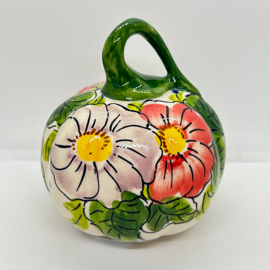 Baby Pumpkin  ~ Pink Floral - Art 2