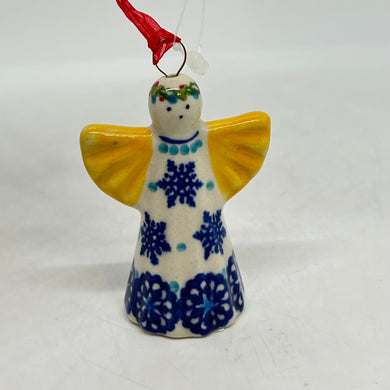 Christmas Market Angel - Blue Snowflake