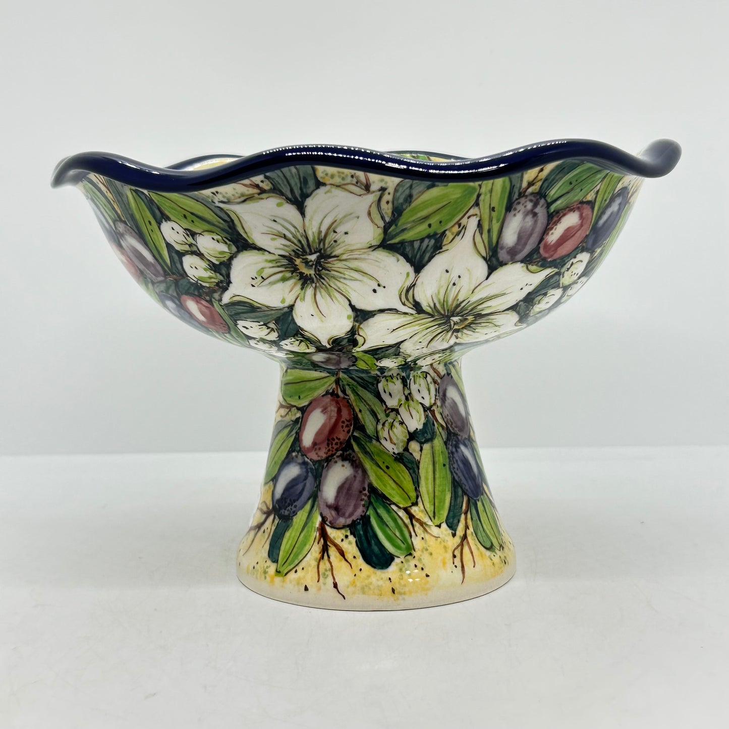 Limited Edition Wavy Pedastal Bowl - L-890