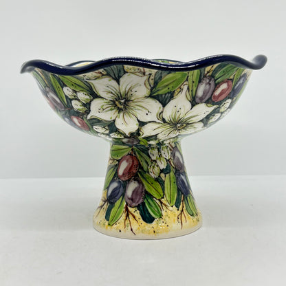 Limited Edition Wavy Pedastal Bowl - L-890