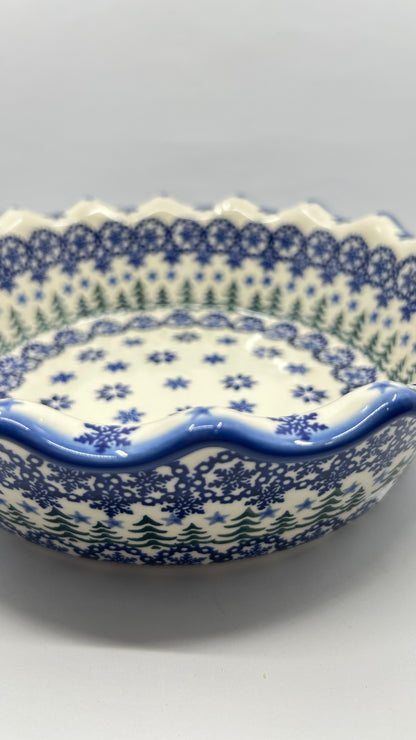 A185 Wavy Pie Plate  - D85