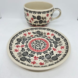 Oversized Mug with Saucer - 011 - U3