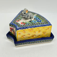 Load image into Gallery viewer, Cheese Box - Blue Floral - A2