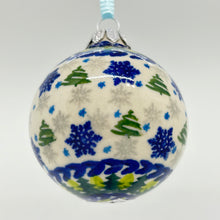 Load image into Gallery viewer, 2.5&quot; Kalich Round Ornament - Squiggle Tree