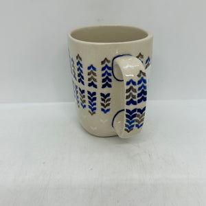 Lady Blue Square Mug - 002 - U2