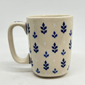 Lady Blue Square Mug - 003- U1