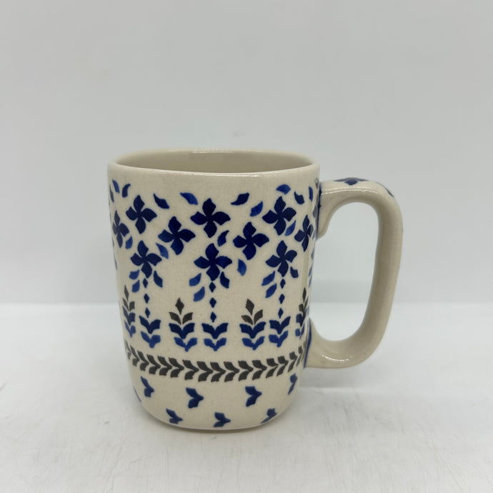 Lady Blue Square Mug - 005- U3