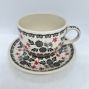 Oversized Mug with Saucer - 011 - U3