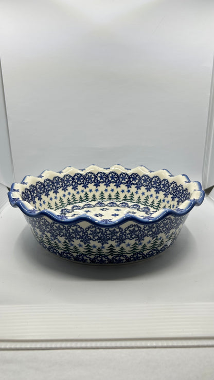 A185 Wavy Pie Plate  - D85