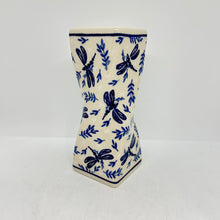 Load image into Gallery viewer, Lady Blue Twisted Vase - 024 - U3