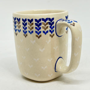 Lady Blue Square Mug - 001 - U2