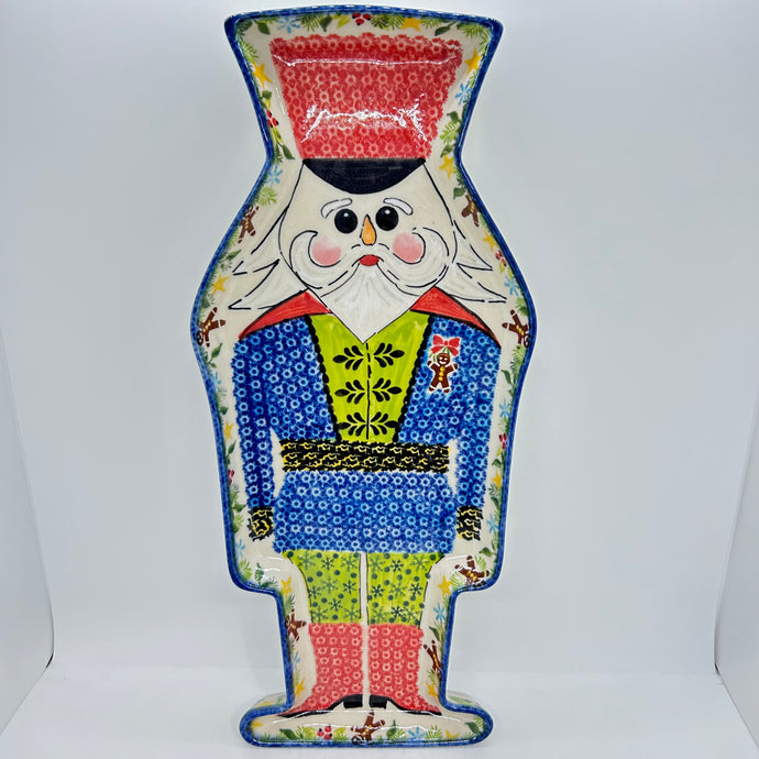 Nutcracker Platter -  Red Hat with Black Belt*
