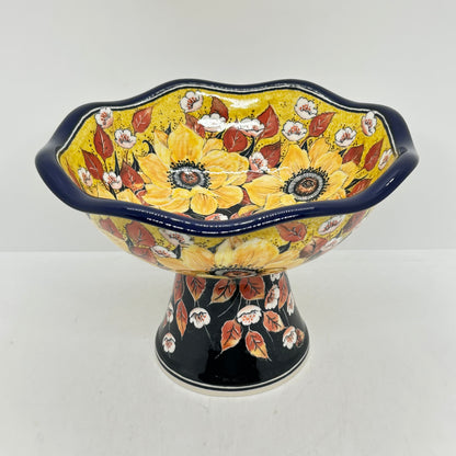 Limited Edition Wavy Pedastal Bowl - L-891