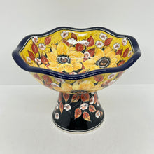 Load image into Gallery viewer, Limited Edition Wavy Pedastal Bowl - L-891