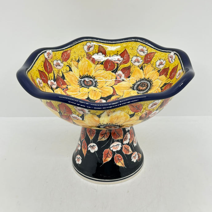 Limited Edition Wavy Pedastal Bowl - L-891