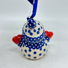 Load image into Gallery viewer, Snowman with Mittens Ornament - Boleslawiec