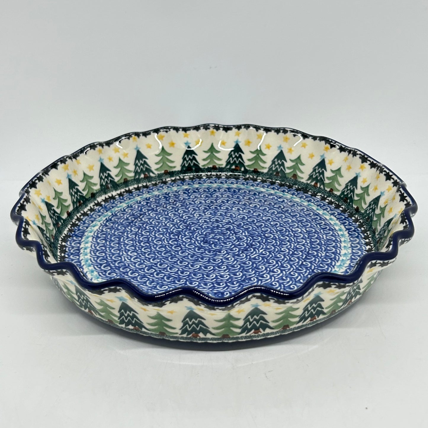 636 ~ Pie Plate ~ Fluted ~ 10" ~ 1284X - T3*