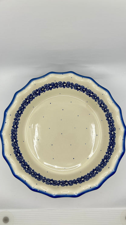 A185 Wavy Pie Plate  - D51